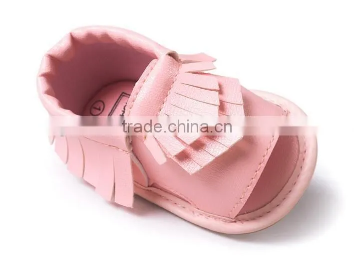 2017 baby sandals, fringed baby sandals