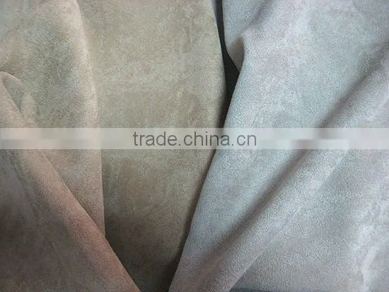 100%POLYESTER SUEDE FABRIC 105DX200D,150GSM,57/58"FOR CLOTHES, SOFA AND CAR SEAT