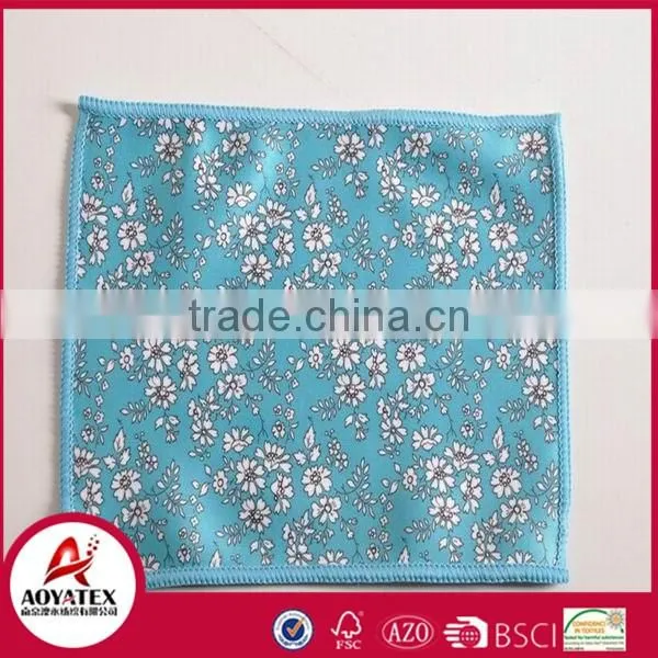 Glass use cleaning cloth, 100% polyester microfiber towl for glass, Chinese towel supplier