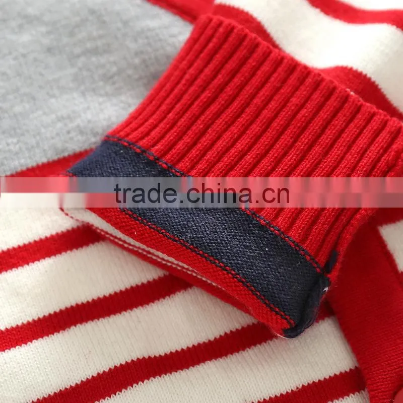 2016 High quality low price children's wool sweater set