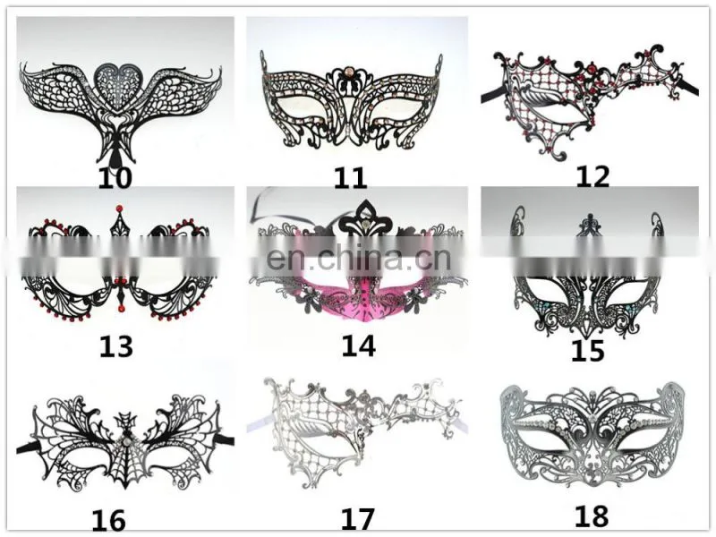 Wholesale sexy party filigree matel mask