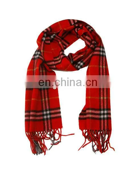 New fashion check pashmina shawl