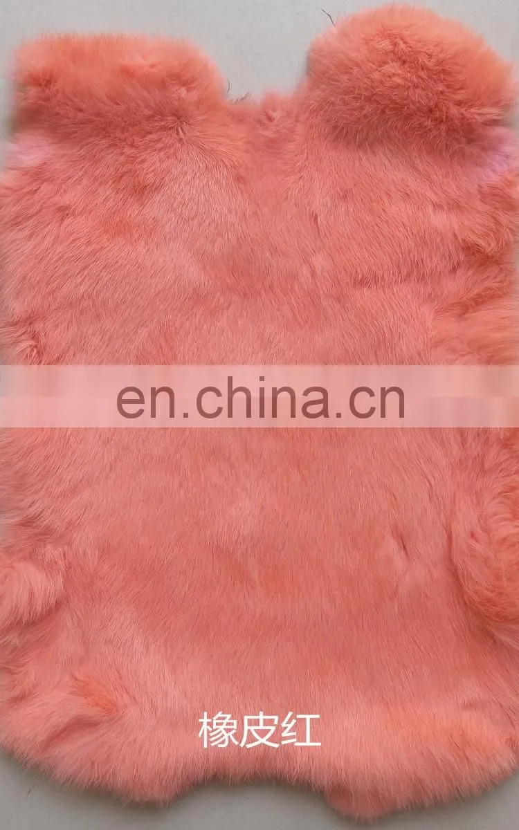 China Factory Price Real Rabbit Fur Skin Rabbit Fur Pelt for clothing