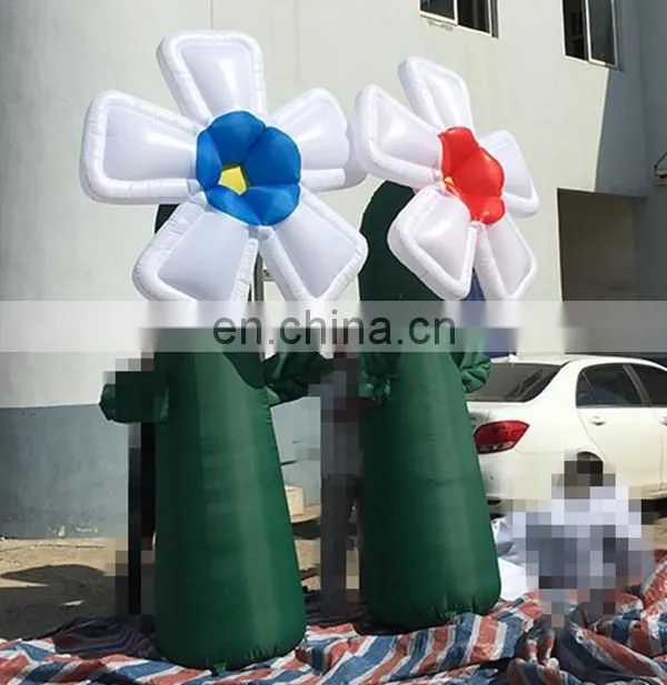 inflatable flower for outdoor yard display