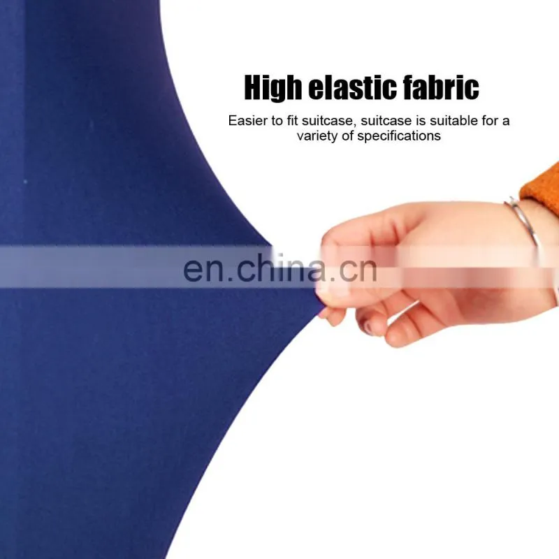 Manufactory Price Suitcase Dust Sleeve Elastic Sleeve Thick Protective Cover with Boarding Pass Card