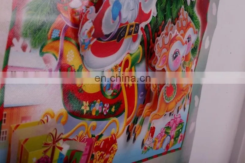 Cheap customized 3D christmas decoration wall picture
