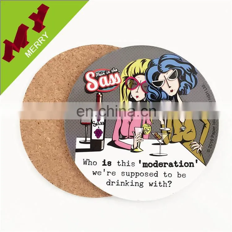 Customized sizes good price beer wood coaster