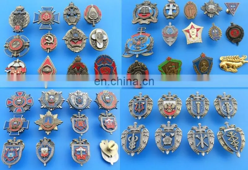 3D personalized logo soft enamel lapel pin emblem