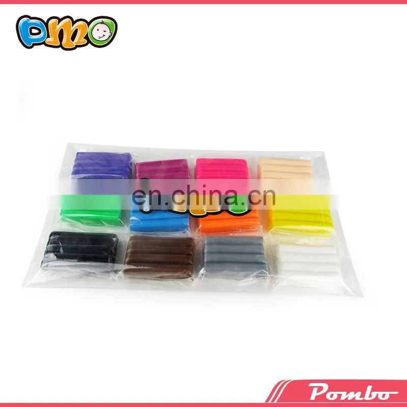 DMO Yiwu Starter Kit Polymer Clay set of 12 Colors 20G Oven Bak clay blocks with Sculpting Tools and Jewelry Accessories