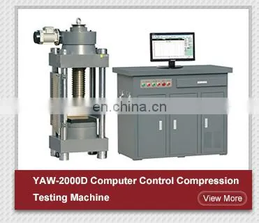 Lab equipment YAW-300KN cement compression and flexural testing machine price