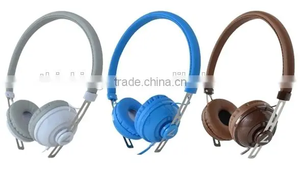 china wholesale candy color stereo wired headphone price