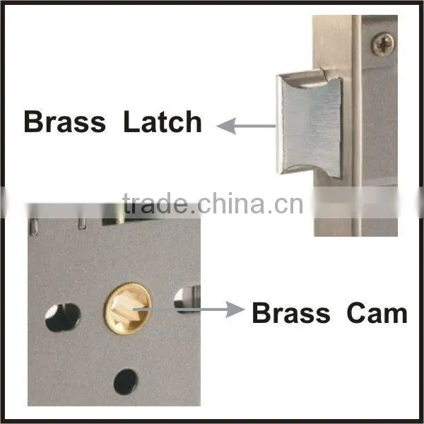 TRUST 45mm backset Square brass bolt mortise Austrulia lock body