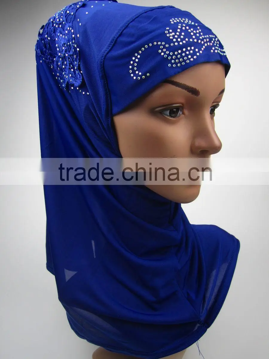 Fashion Applique HIJAB 12colors islamic Merly adult headscarf shawl