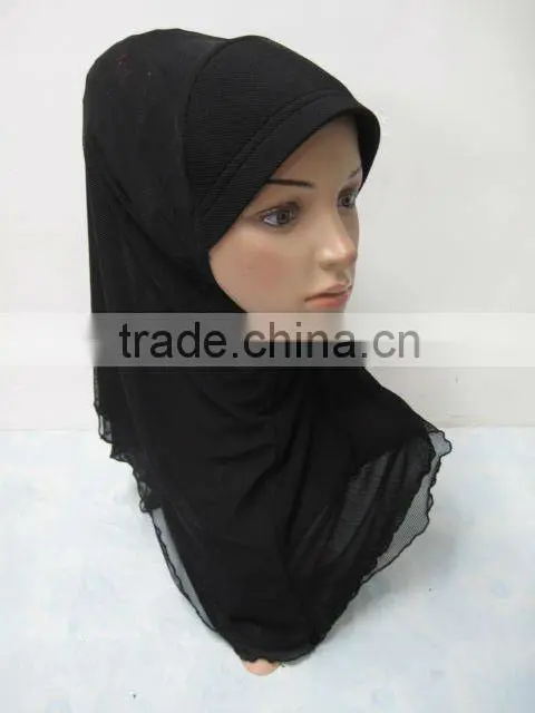 A556 Fashion modern HIGH QUALITY ISLAMIC HEADSCARF ONE PIECE LONG MUSLIM HIJAB