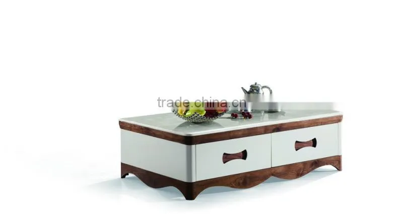 2016 living room center table with drawers