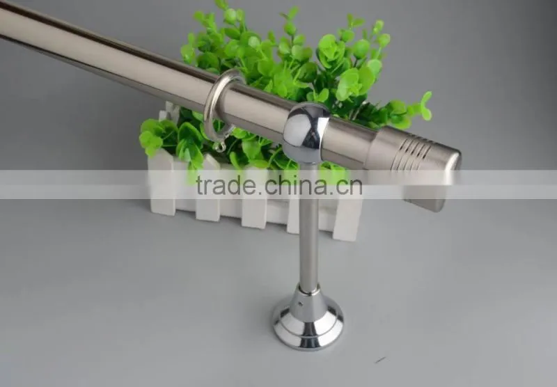 Full accessories matt nickel curtain tubes/rods/poles