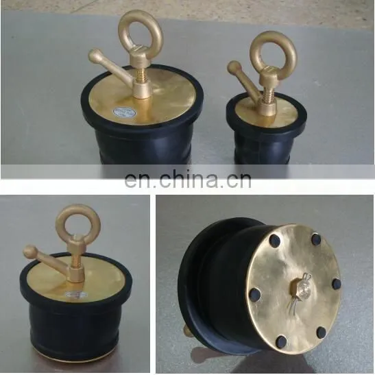Marine hardware copper/brass scupper drain plug