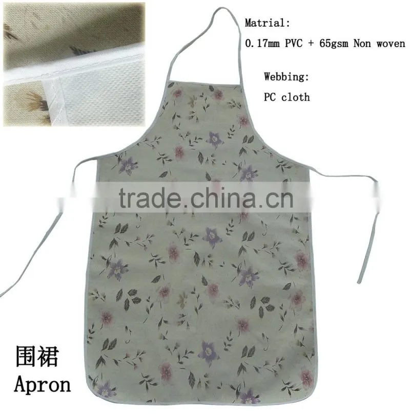 Printing Waterproof disposable Pe cooking apron