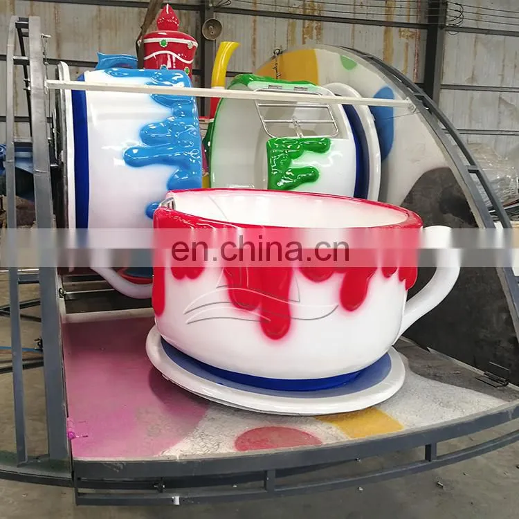 Amusement park equipment Indoor children rides Tea cup and saucer rides