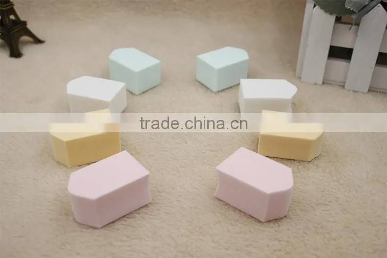 Different shape Makeup sponge cosmetic powder puff in different color