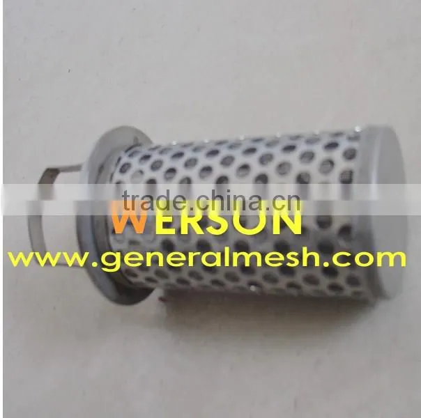 carbon steel Perforated metal basket strainer and CYLINDER | generalmesh