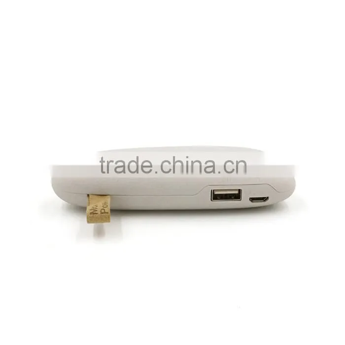 Portable stone power bank 2600mAh mobile phone charger