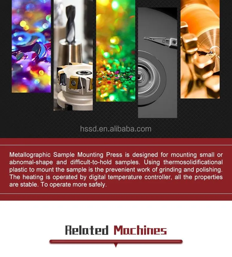 HST XQ-2B Metallographic Water-Cooled Mounting Press