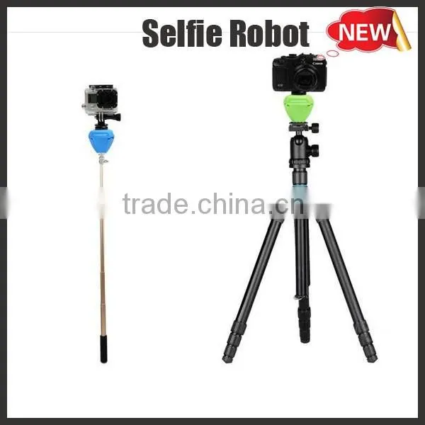 Hot Sale Self-Time take photo Selfie Robot with 360 degree,hands free selfie Robot for all mobile phone