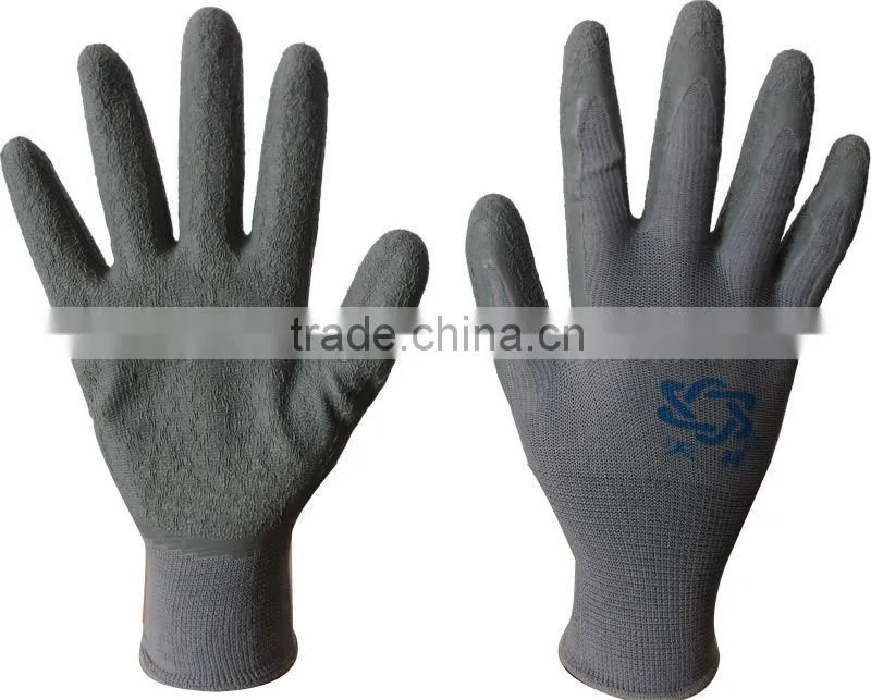 crinkle latex gloves for industry,crinkle latex gloves,latex gloves