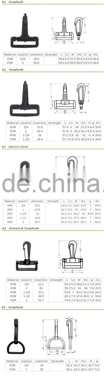 packaging hook for hand bag