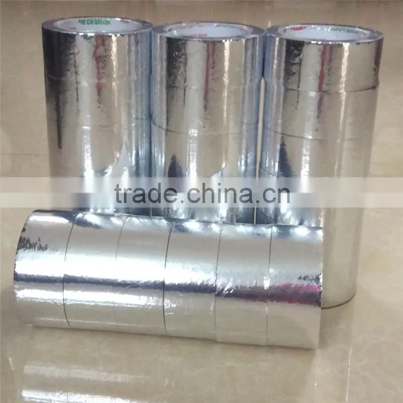 Custom Aluminized Tape, Water Based Self Adhesive Aluminized Foil Tape,Wripping Pipe Tape