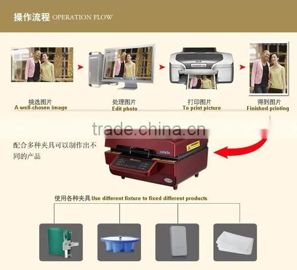 3D Sublimation Heat Press/3D heat press machine/Sublimation Vacuum Press