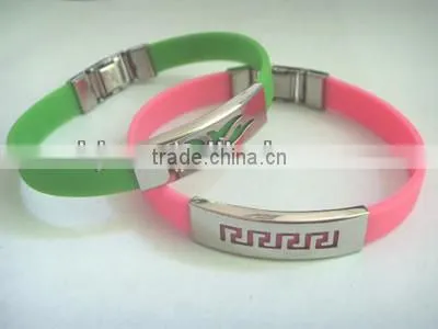 high secure fabric wristband with plastic fastener