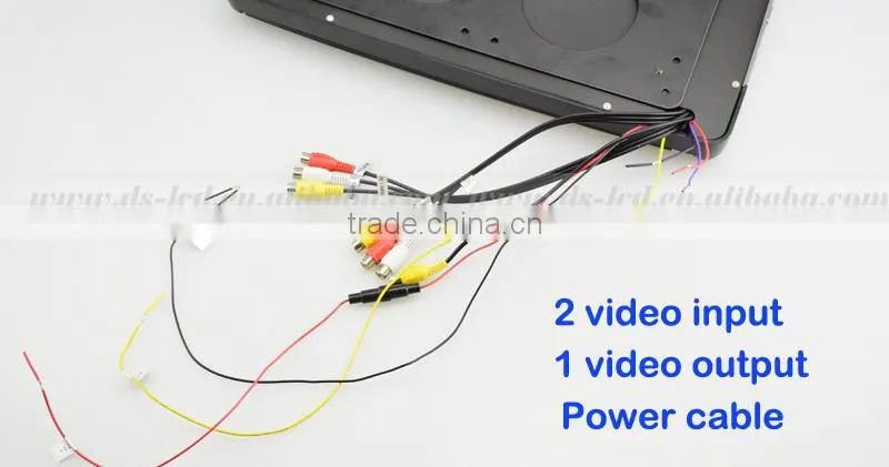 13.3" car Flip down DVD player with dvd/IR/FM/USB/SD
