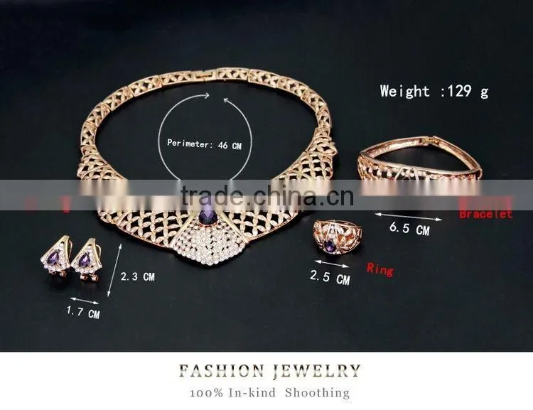 2016 New Exaggerate Vintage Geometric Suit Necklace Set Jewelry Set Whloesale