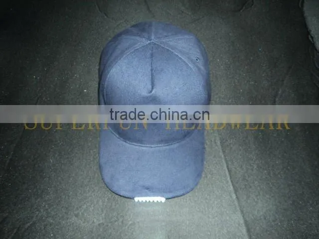 100% cotton fabric LED safety helmet hats