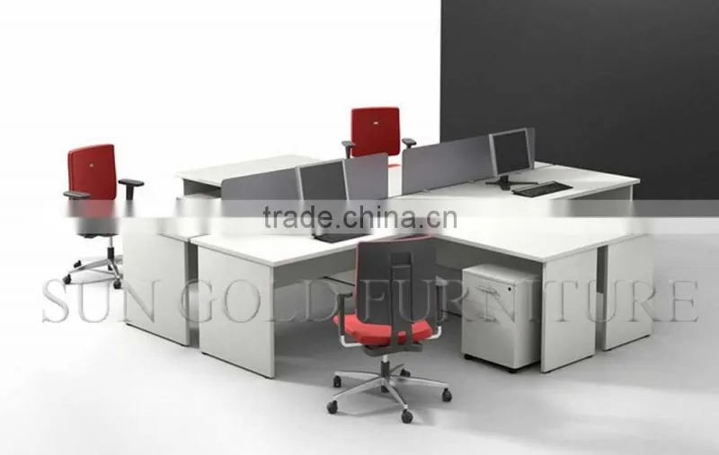 High Quality Staff Office Partition Corner Workstation (SZ-WS111)
