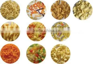 Stainless Steel Fried Wheat Flour Bugles Production Line