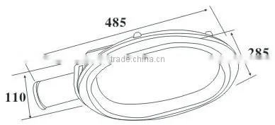 street light aluminium reflector lamp shade of street light parts