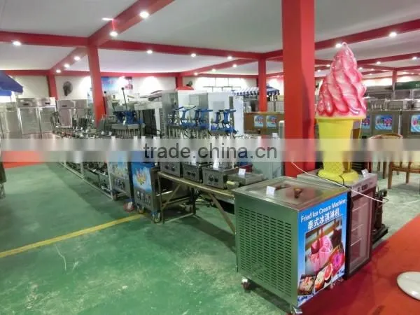 Fried Ice Cream Roll Machine|Yogurt Frying Machine|Round Pan Ice Cream Frying Machine