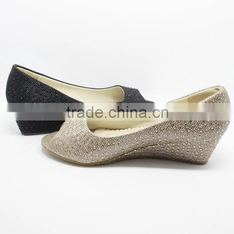italy design elegant high heel lady crystal shoes