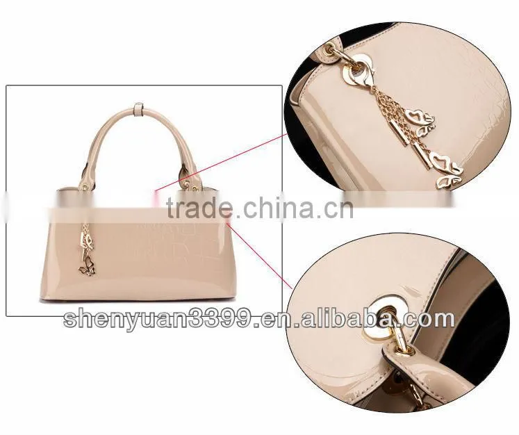Stylish OEM 2015 Leather Bag Fashion Leisure Handbag for Women