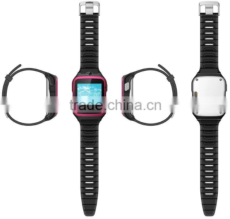 3G WCDMA Android V5.1 Smart Watch Phone Wifi Bluetooth Smartwatch GPS Sport Wristwatch 1.54" PWM Screen HD 2.0M Camera