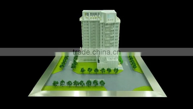 miniature scale architectural model for real estate display