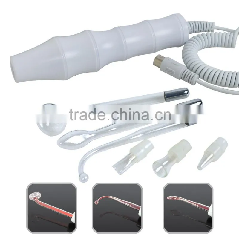 High Frequency Face Brush Spot Removal Ultrasonic RF Galvanic Beauty Machine