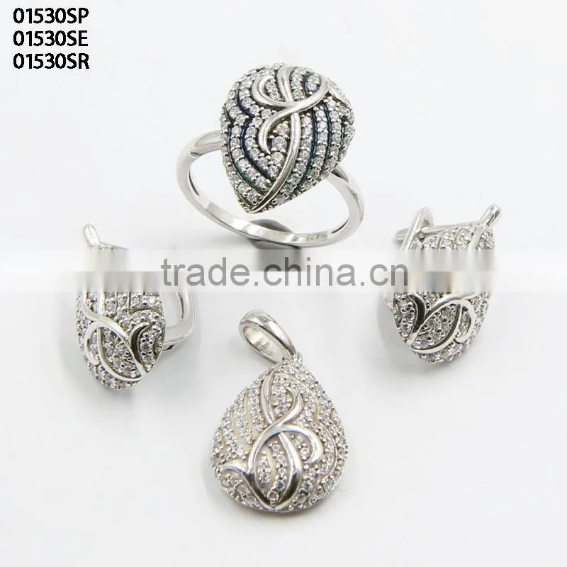 YUJINFU silver ring with cz fine jewelry sterling silver ring with Zircon Stones 925 ring