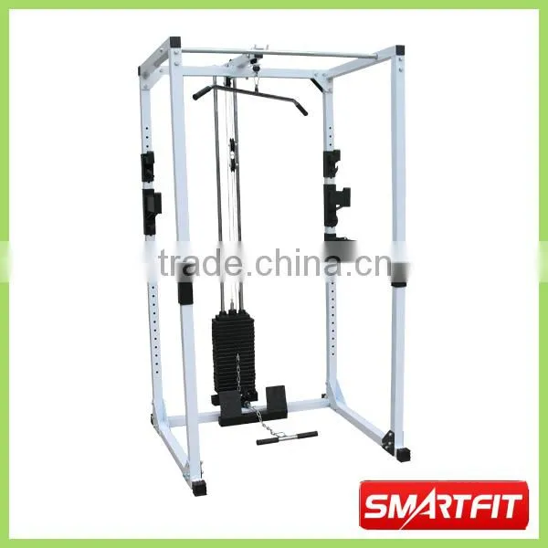 functional power rack with 100 lb weight stack cheap fitness gym exercise machine equipment