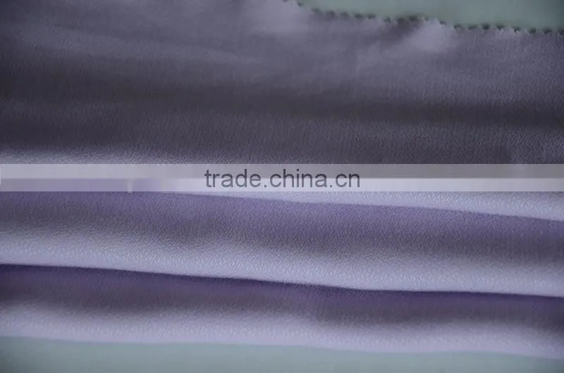 Rayon crepe 50% polyester 50% rayon light weight silk like fabric for fashion apprarel
