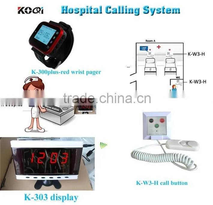 Factory Price Hospital Nurse Cordless Calling Bell