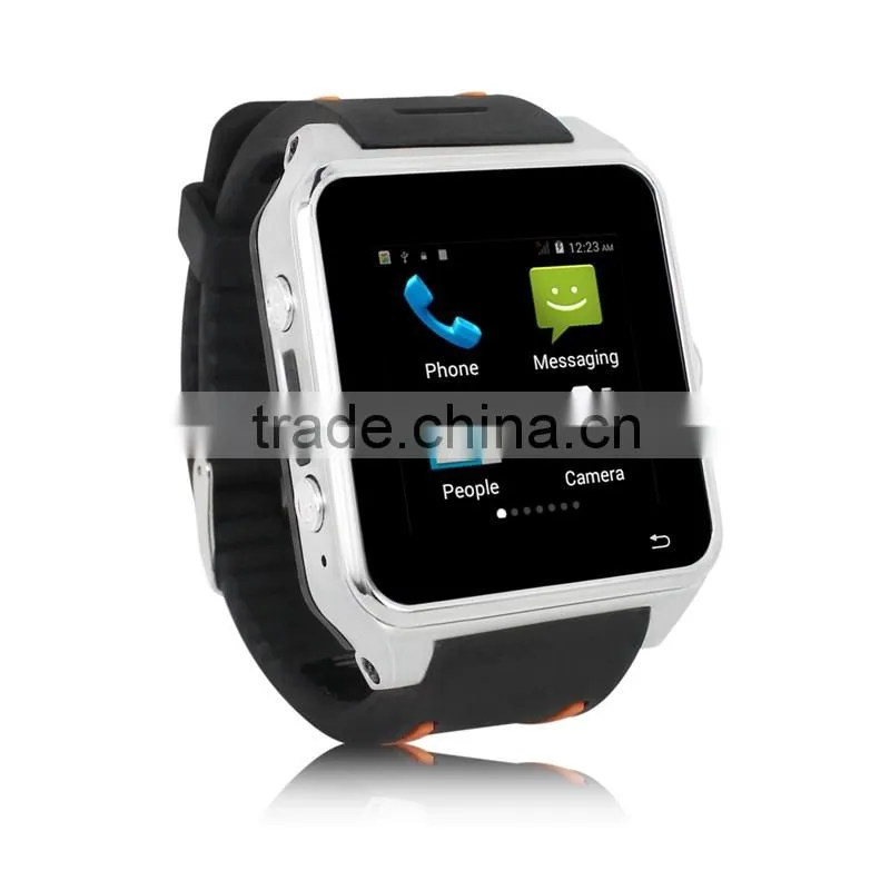 Hot Bluetooth S82 Smart Watch phone Android 4.4 MTK6572 Dual Core wifi GPS 3G Original